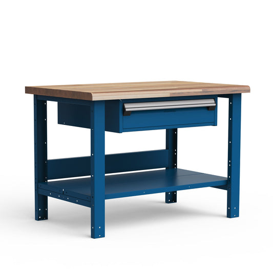 Workbench w/ Hardwood Top & Drawer (48"W x 30"D x 34"H)